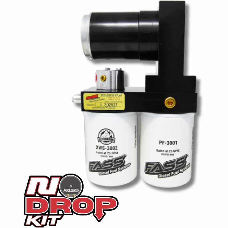 FASS No-Drop Kit Titanium Series Plus 140GPH Fuel System & Sump