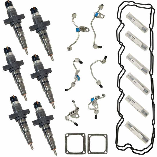 BD Power Remanufactured Fuel Injector Set With Installation Kit